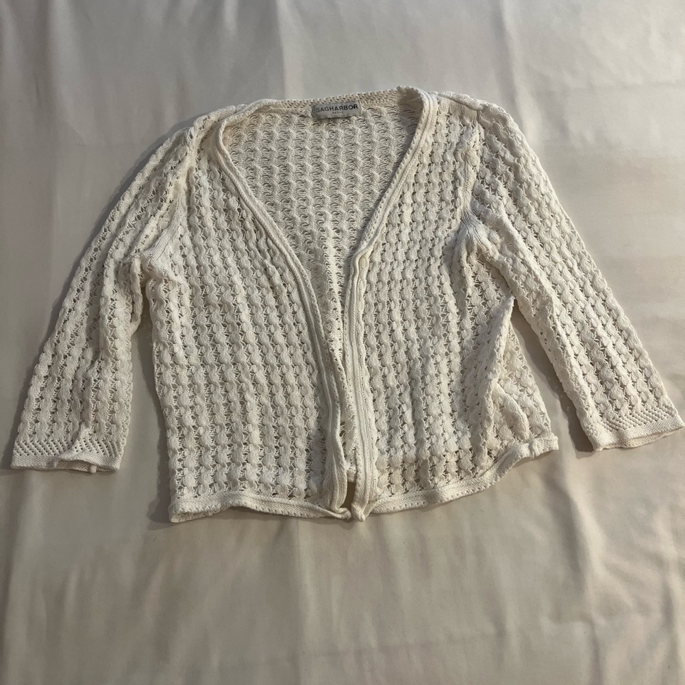 sag harbor knit cardigan